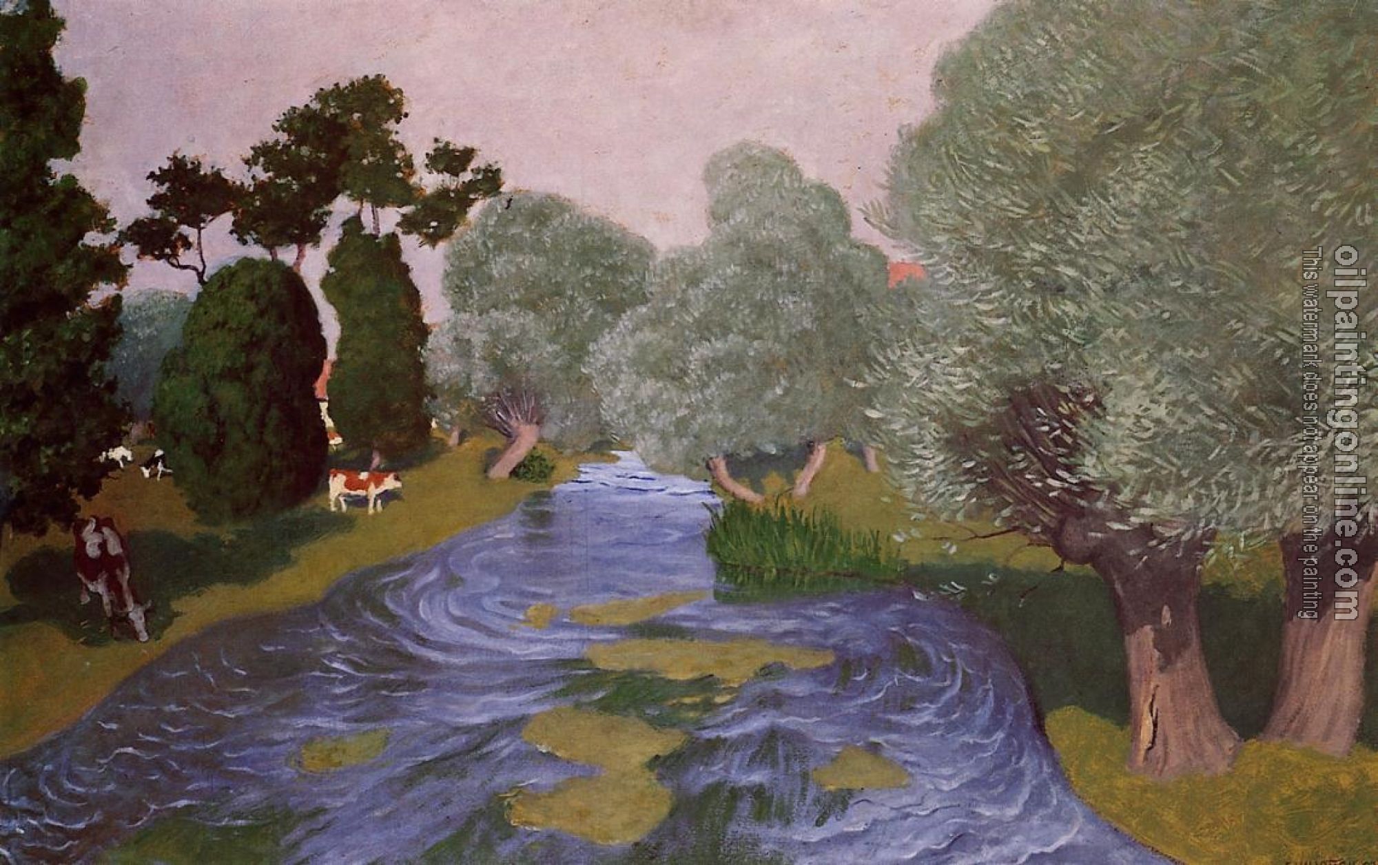 Felix Vallotton - Landscape at Arques-la-Bataille